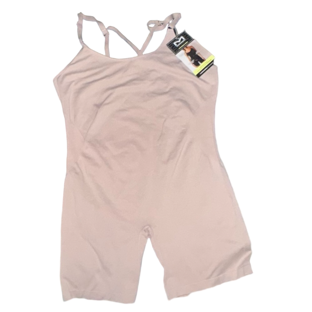 Maidenform Light Beige Bodysuit Seamless Smoothing Romper NWT
